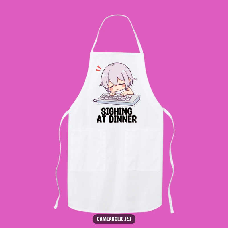 Funny Keyboard Warrior Apron: Cook and Sigh with Style