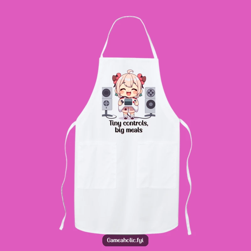 Funny Tiny Controller Apron - Cook and Game Oversized Joy Style