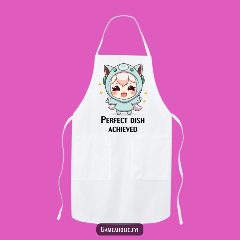 Funny 'Victory Pose' Apron: A Hilarious Gift for Kitchen Celebrators!