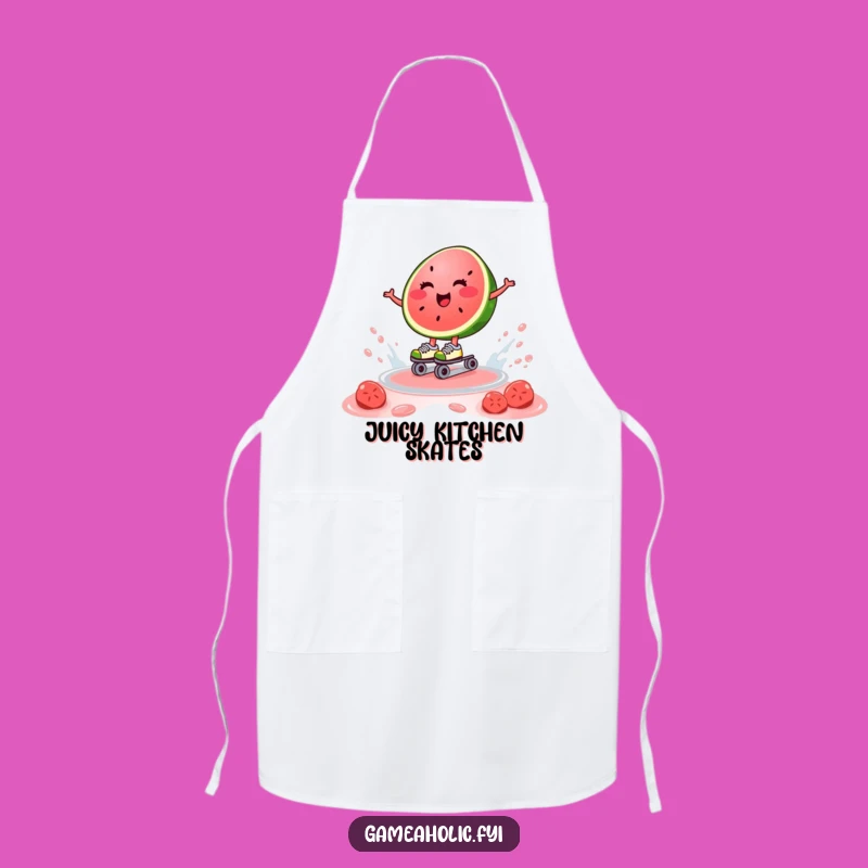 Funny Watermelon Skater Apron - Hilarious Gift for Summer Chefs