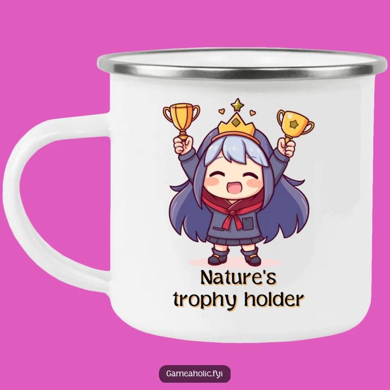 Funny Campfire Trophy Mug: Celebrate Outdoors with this Hilarious Outdoor Gift!