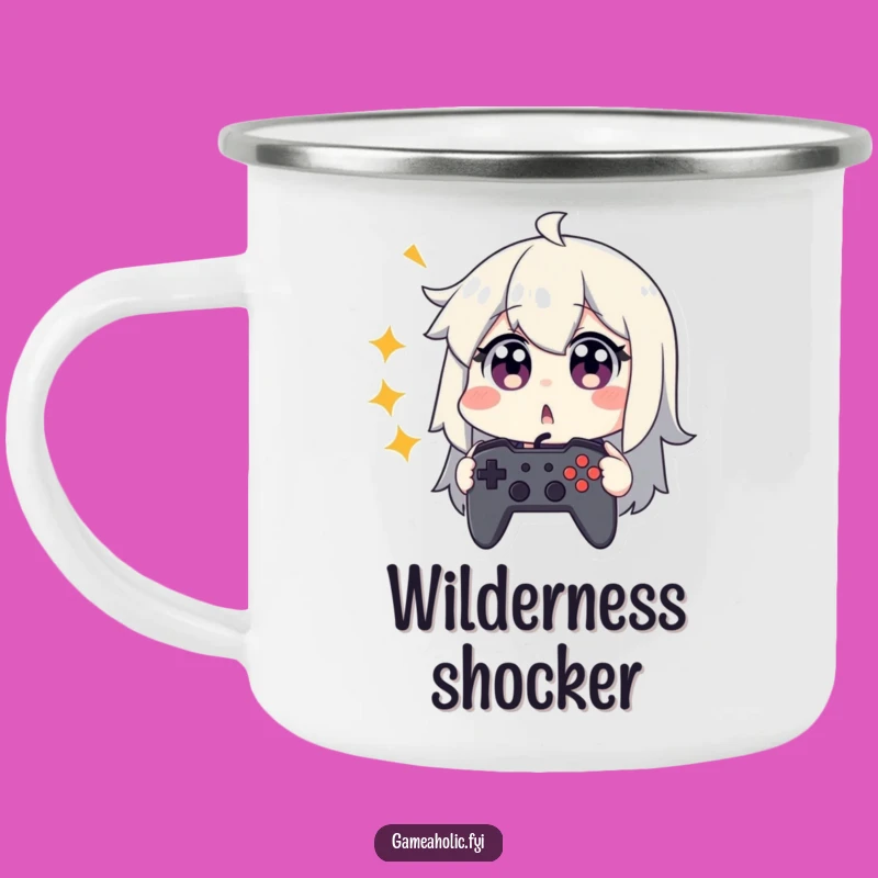 Funny Gamer Camping Mug: Stay Surprised on All Your Adventures