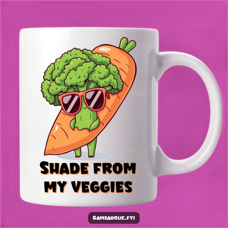 Funny Shy Broccoli Mug - Hilarious Gift for Veggie Lovers