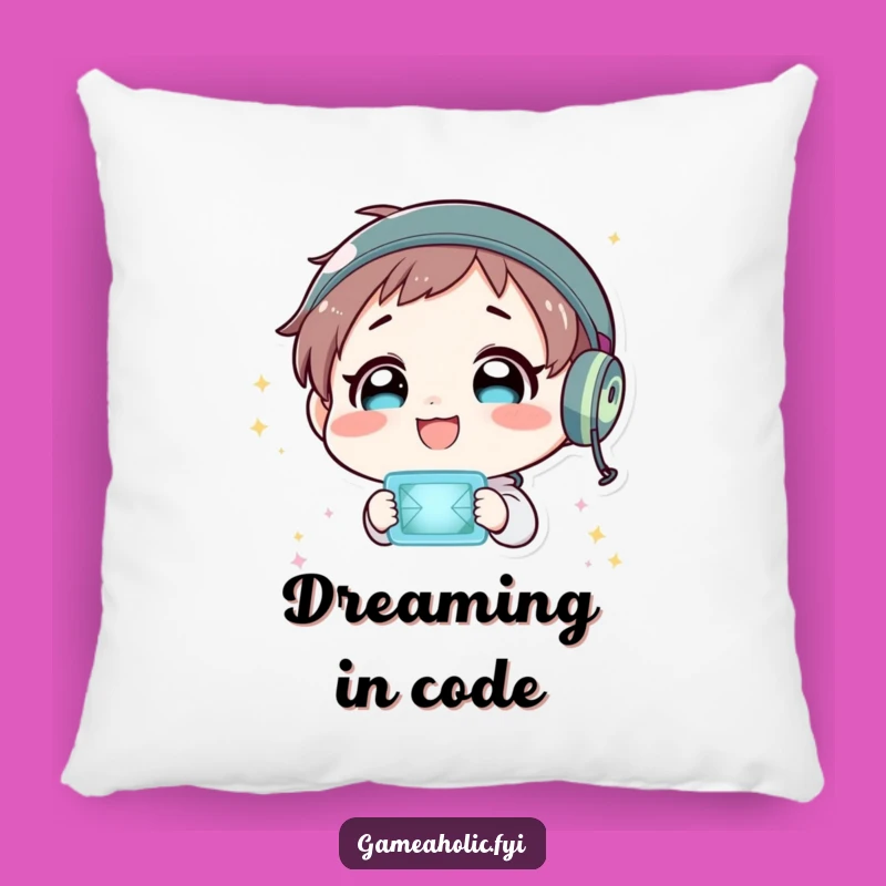Funny Virtual World Pillow: Flashing Screen Comfort for Dreamers