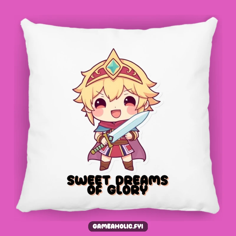 Funny Hero Pillow: Proud Wielder, Sparkling Comfort, Sweet Funny Gift