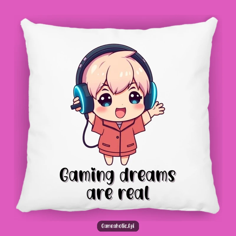 Funny Gamer Headset Pillow: Cozy Comfort for Your Gaming Sanctuary
