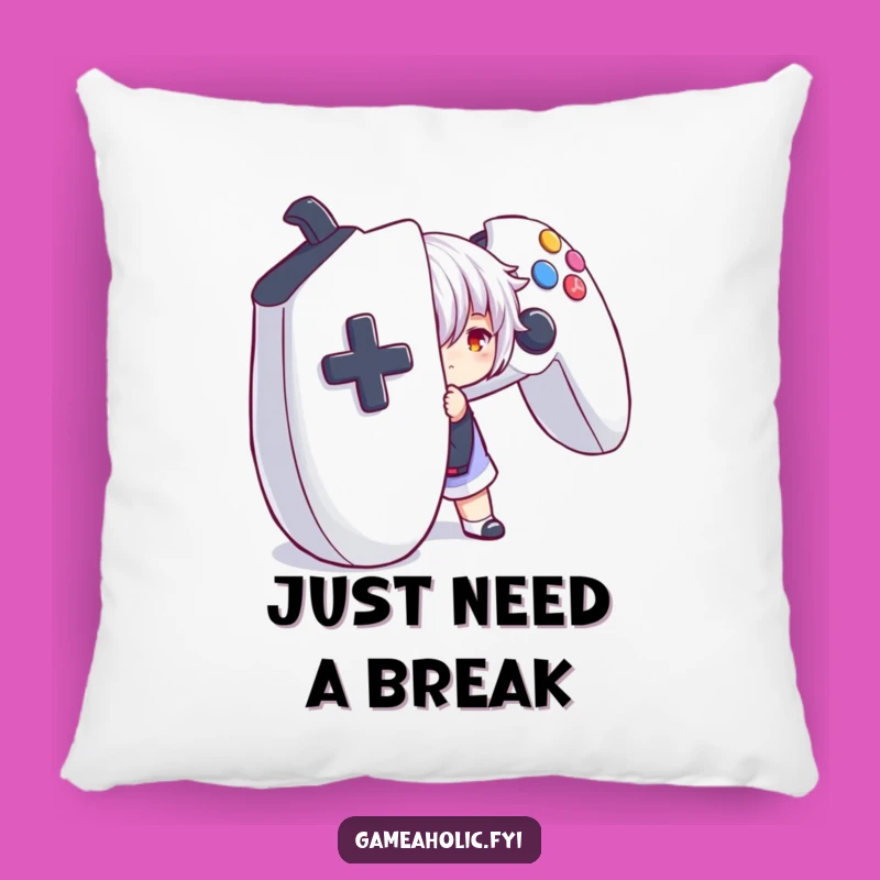 Funny Gamer Pillow: Hiding Controller for Cozy Gaming Comfort