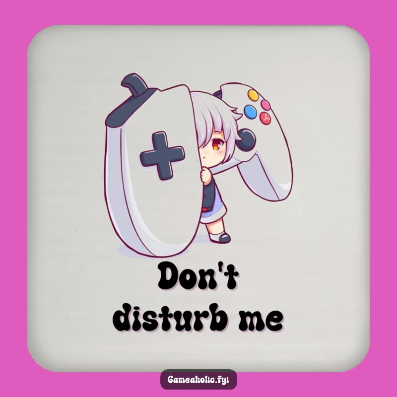 Funny Gamer Coaster: Hiding Controller for Tabletop Protection