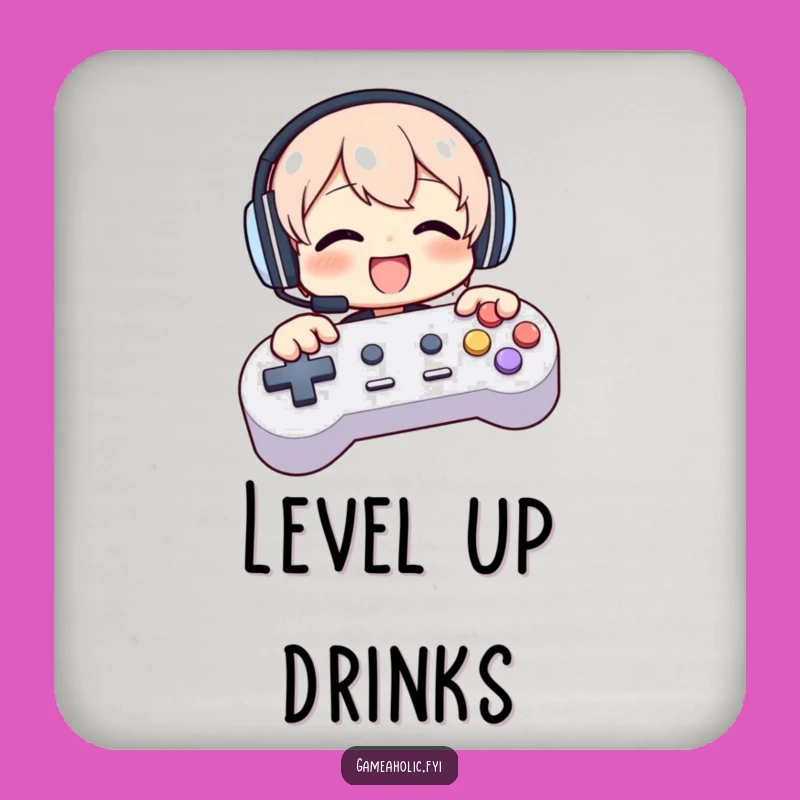 Funny Gamer Coaster: Protect Surfaces from Game Night Chaos