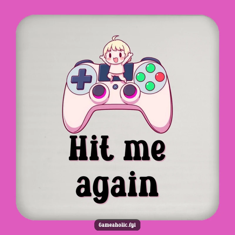 Funny Gamer Coaster: Protect Surfaces with Controller Enthusiasm