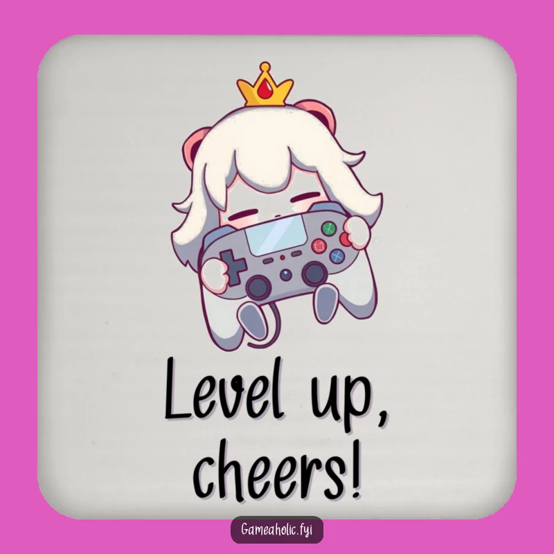 Funny Gamer Coaster Set: Controller Hug Decor, Unique Gift for Game Rooms