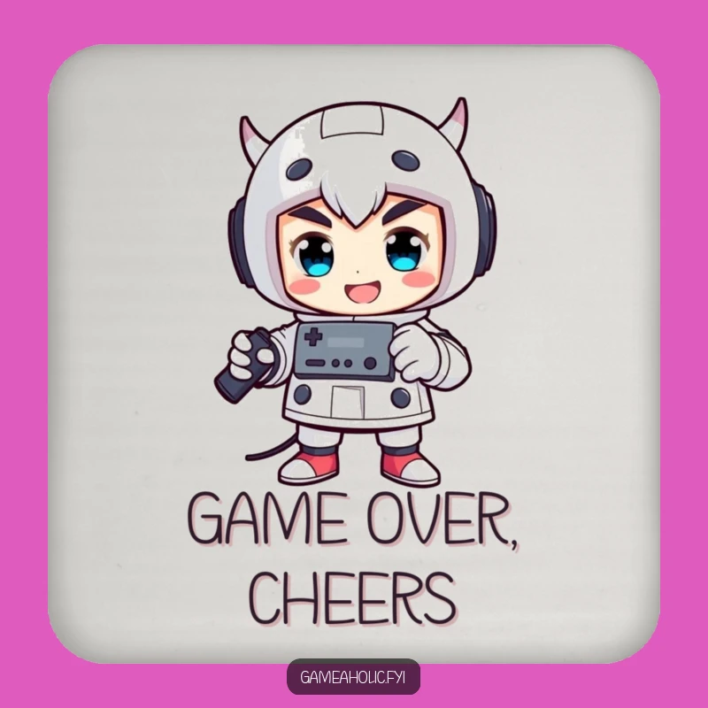 Funny Victorious Gamer Coaster: Protect Surfaces with Victory Humor Gift