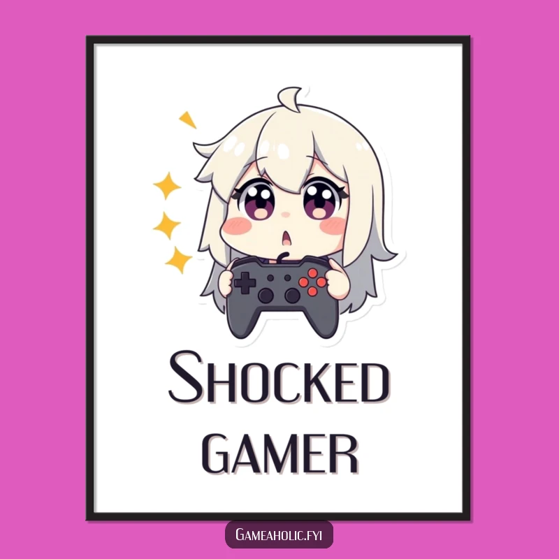 Funny Gamer Poster: Decorate with Unexpected Gaming Moments