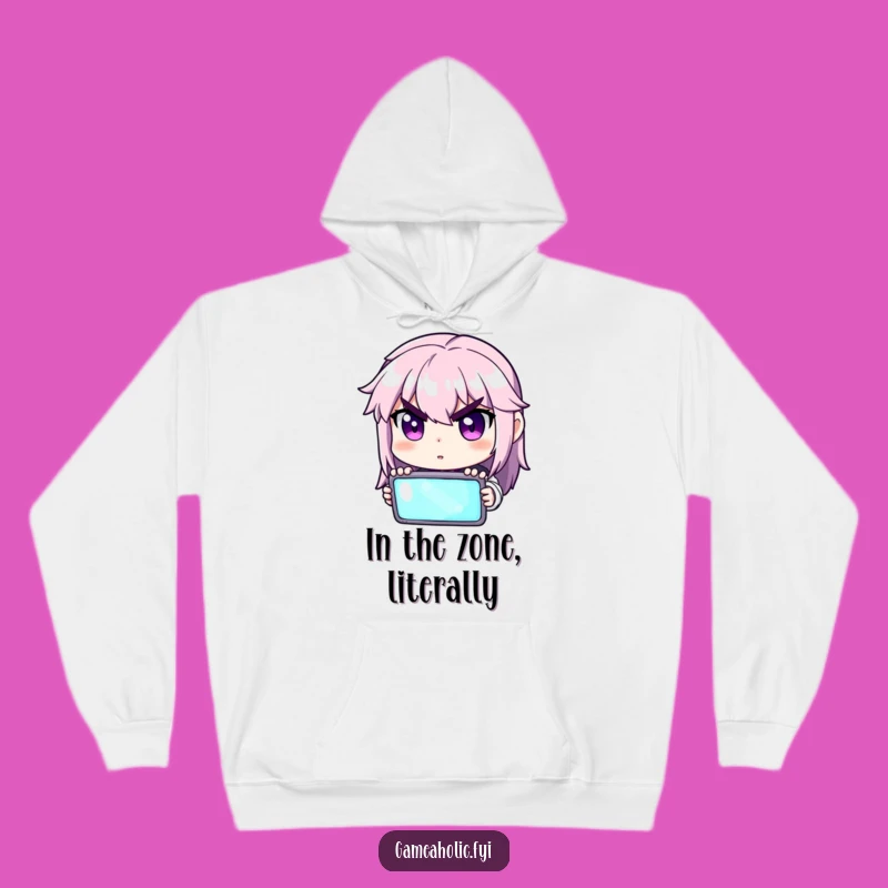 Cozy Funny Gaming Hoodie: Intense Screen Focus, Ultimate Gift for Dedicated Players