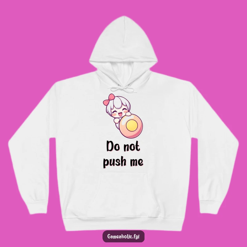 Funny Button Mashing Hoodie: Cozy Cute Character Sweatshirt Gift