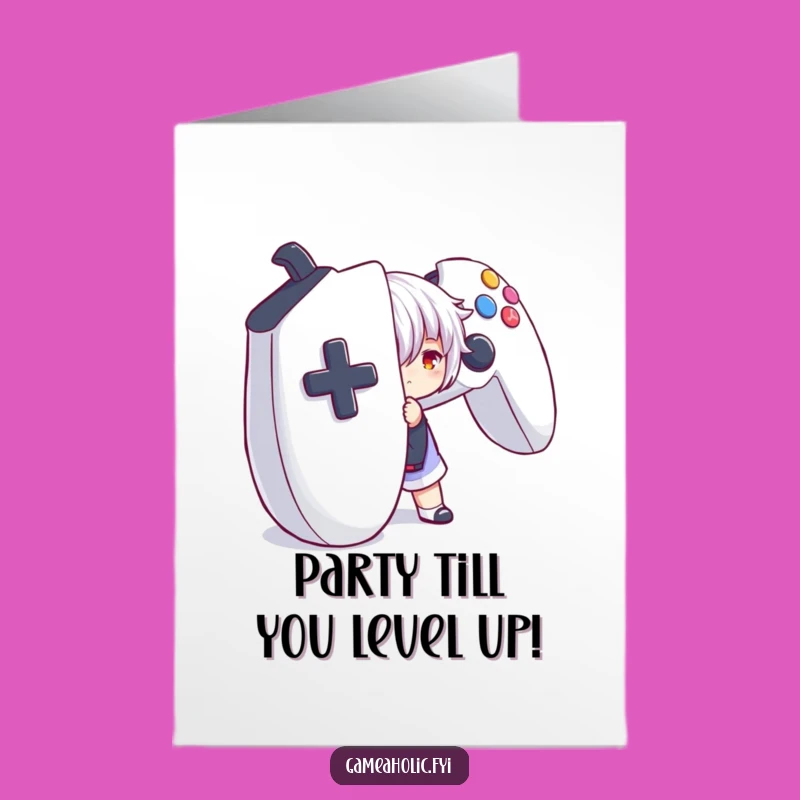 Free Printable Gamer Birthday Card: Funny Hide-and-Seek Downloadable Gift