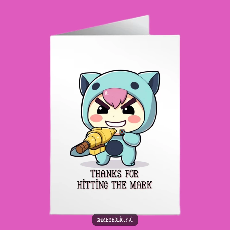 Free Printable Target Thank You Card: Focused Downloadable Gift for Spot-On Gratitude