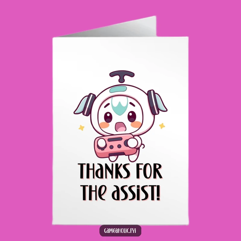 Free Printable Thank You Card: Funny Gamer Surprise Gratitude, Downloadable