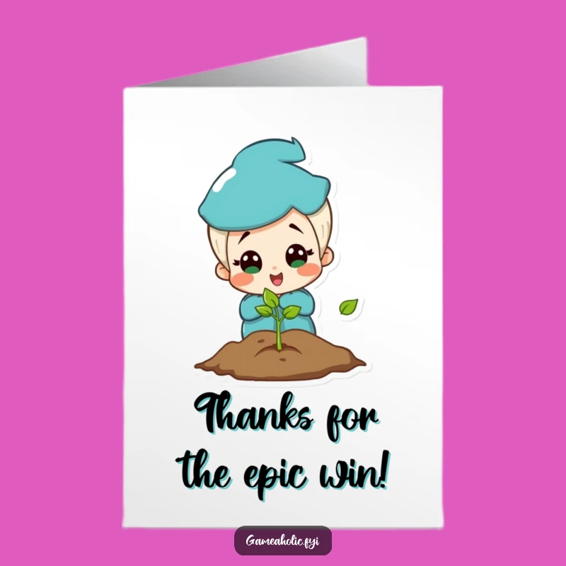 Free Printable Thank You Card: Grateful Gamer Amazed, Downloadable Gratitude!