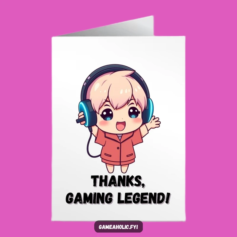 Free Printable Gamer Card: Thanks for the Gear, Downloadable DIY Gift