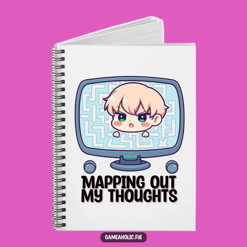 Funny 'Progress Tracker' Maze Notebook: Perfect Humorous Gift for Planning!
