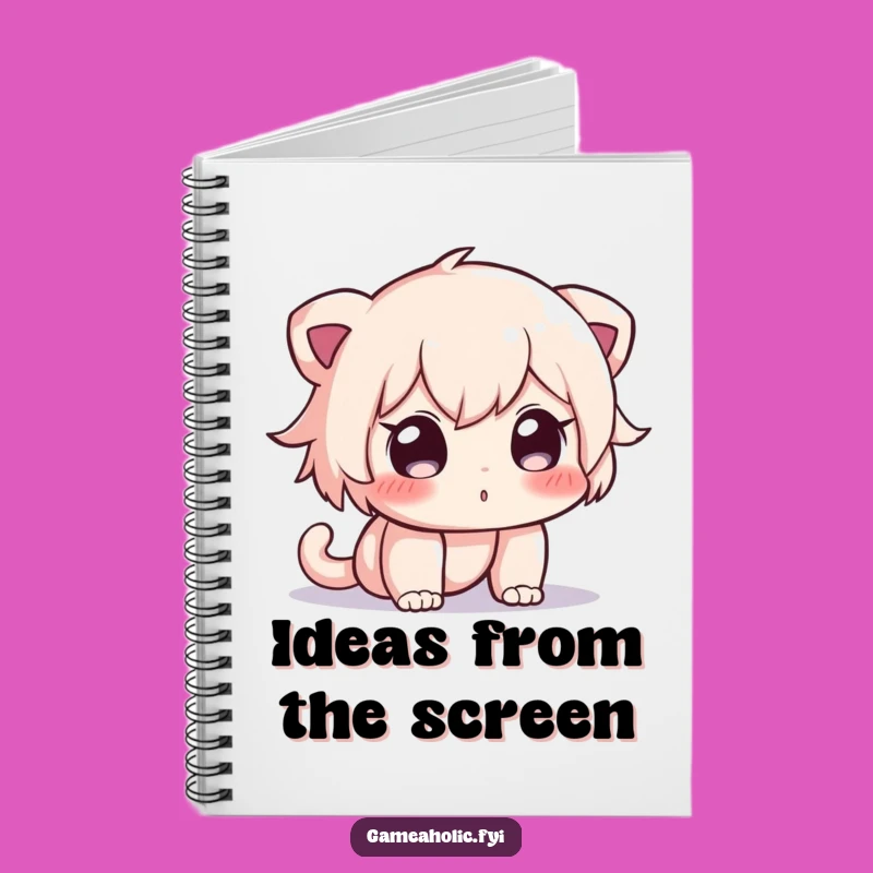 Funny Curious Character Screen Notebook: Jot Down Ideas with Techy Humor