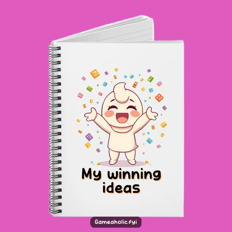 Funny Gamer Confetti Notes Notebook: Record Your Wins with Humor Gift