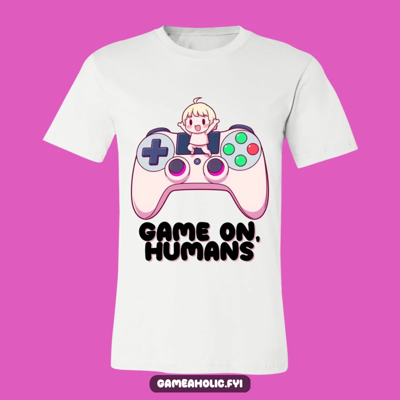 Funny Gamer T-Shirt: Level Up Your Style with Controller Button Fun