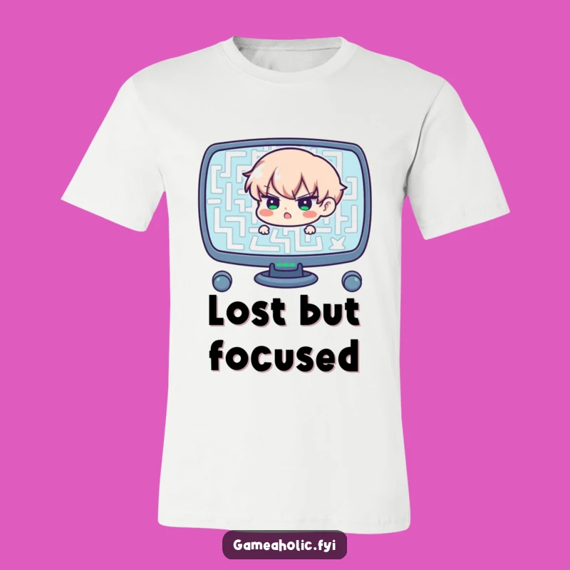 Funny Determined Maze T-Shirt: Hilarious Gift for the Focused!