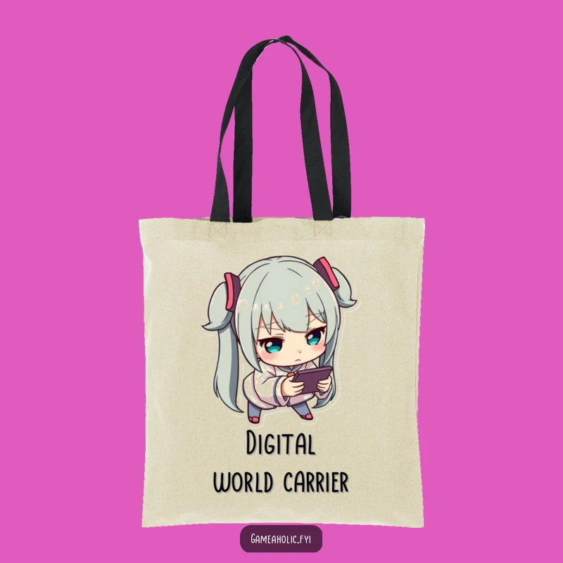Funny Engrossed Gamer Tote Bag: Carry Your Game Essentials with Intense Focus, Perfect Gift