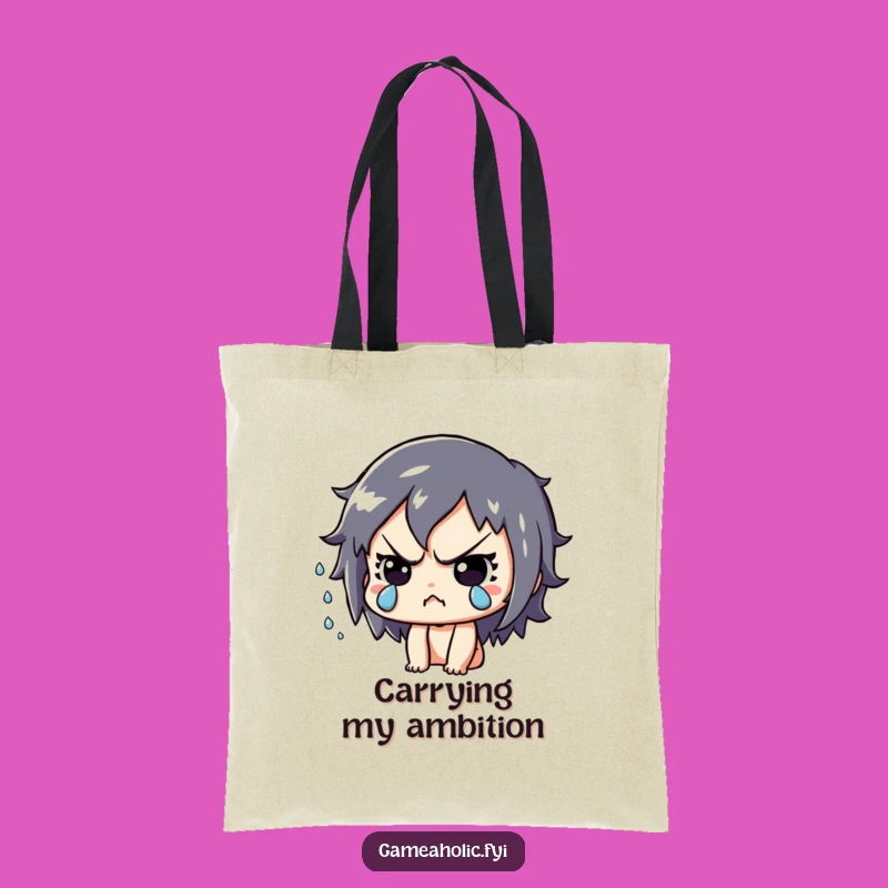 Funny Intense Gamer Tote Bag: Carry Your Focus, Ideal Funny Gift!