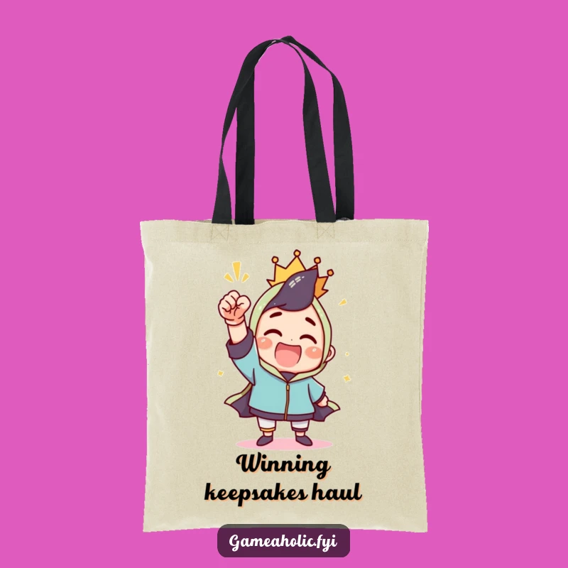 Funny Tote Bag: Fist Pump Victor, Carry Your Wins & Practical Funny Gift