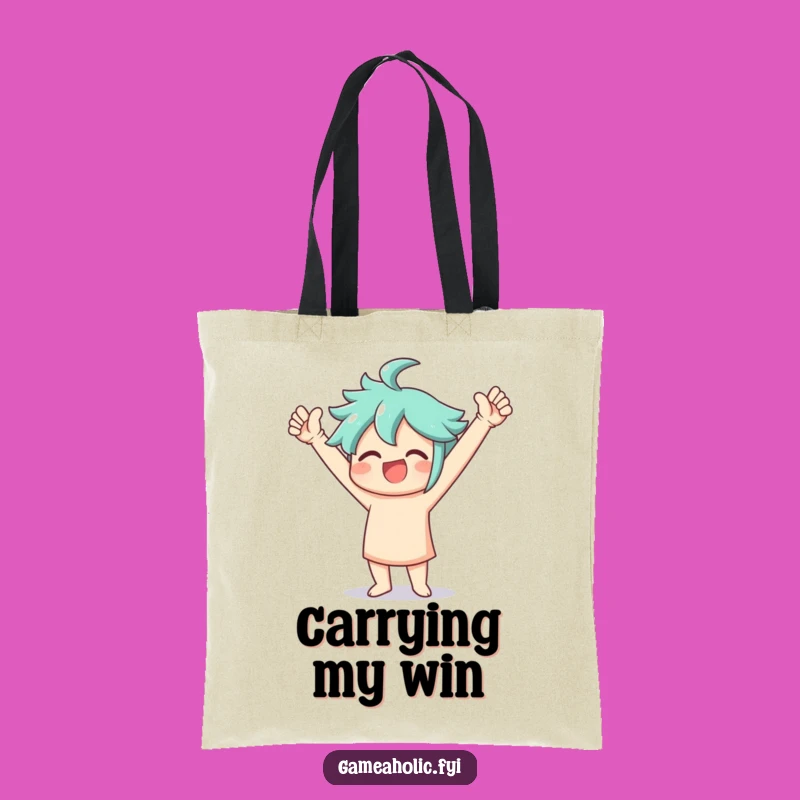 Funny Tote Bag: Victory Dancer, Carry Your Success with Style, Perfect Funny Gift